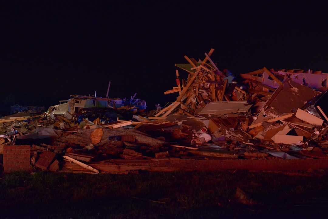 Offerings Tornado Damage at night